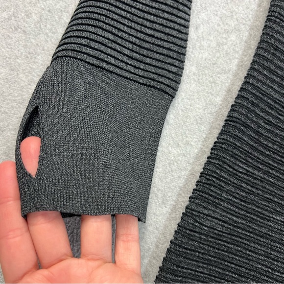 UNDER ARMOUR sweater Mens xxl Intelli-knit Phantom 2.0 Gray Ribbed running NWT - Picture 5 of 12